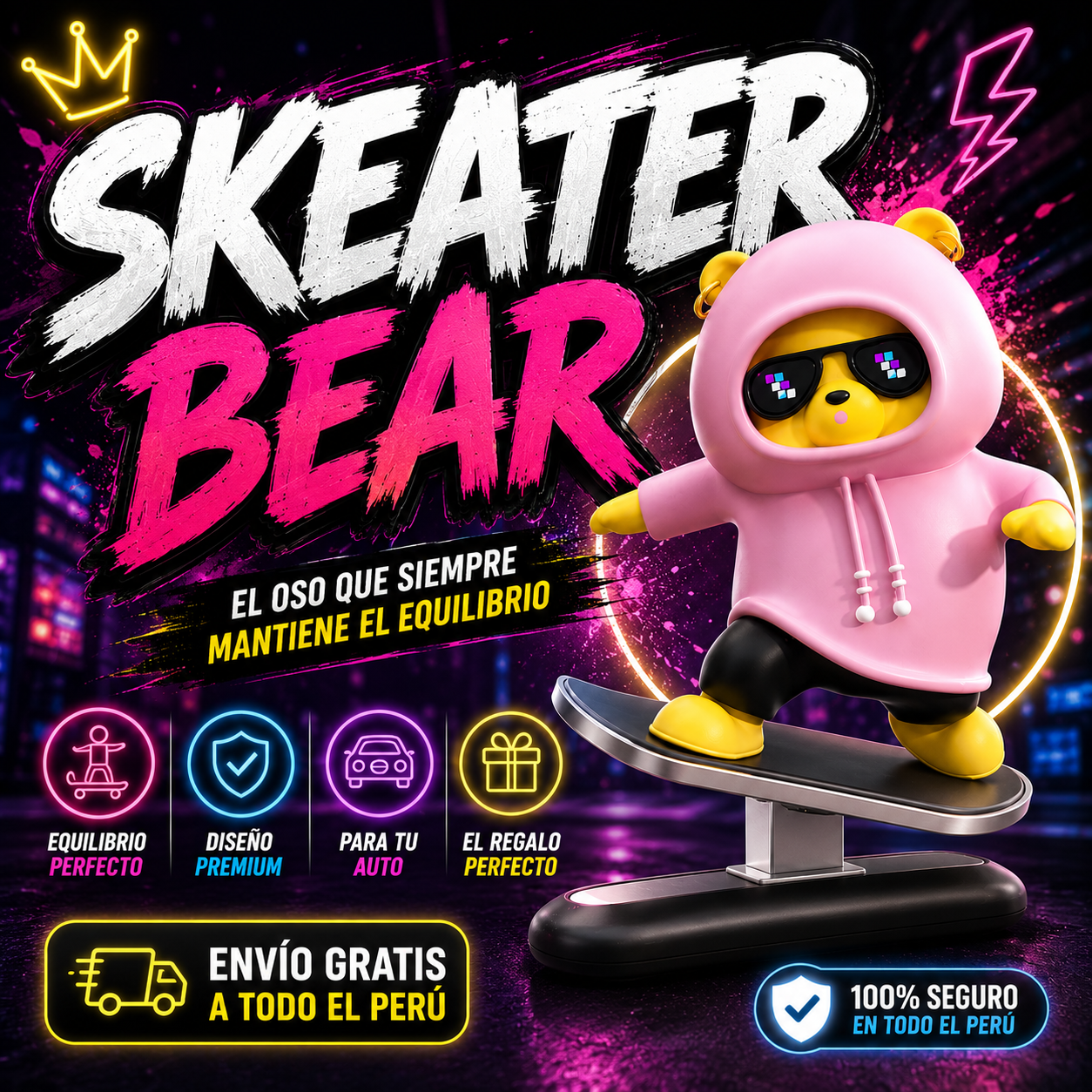 ¡SKEATERBEAR! - OSO PATINADOR